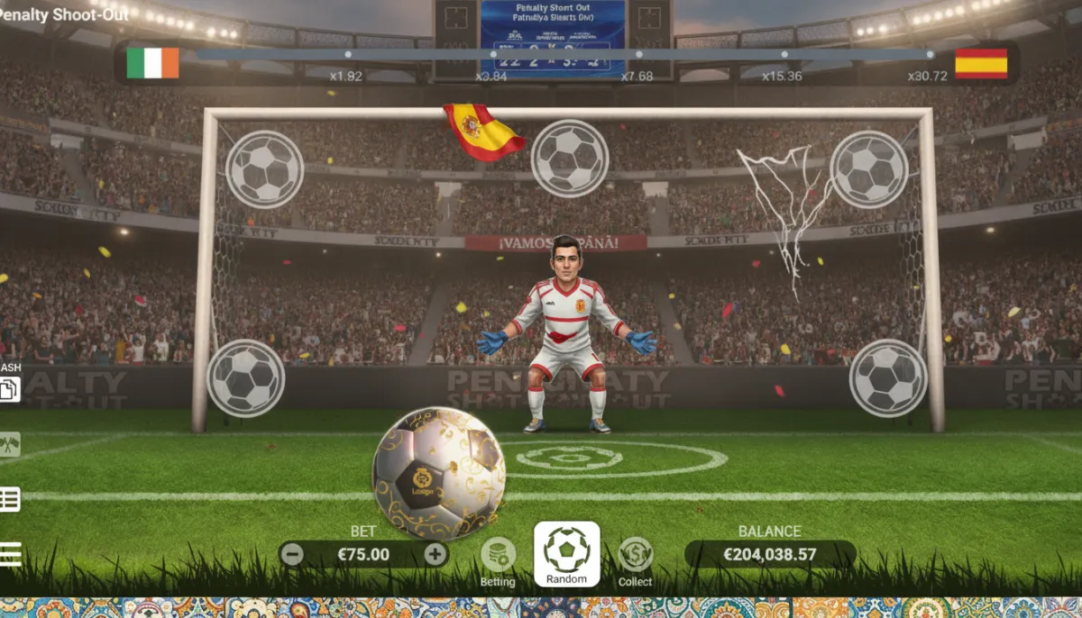 Penalty Shoot Out permite a los jugadores utilizar diversas estrategias que les ayudan a ganar